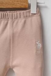 %100 Pamuk / %100 Cotton Kız Bebek Alt Üst Takım - 3