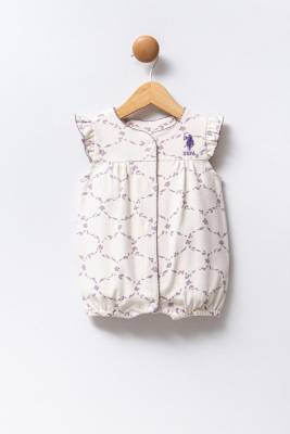 U.S. Polo Assn. - %100 Pamuk / %100 Cotton Kız Bebek Tulum