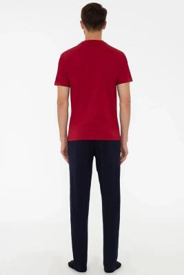 %100 Pamuk Erkek Pijama Takım - 6