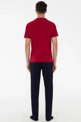 %100 Pamuk Erkek Pijama Takım - 6