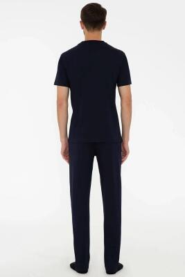 %100 Pamuk Erkek Pijama Takım - 13