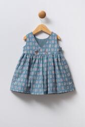 %100 Pamuk Kız Bebek Poplin Elbise - 3