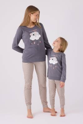 Arnetta - %100 Pamuk Koala Resimli Anne Kız Pijama Takım, (ayrı ayrı fiyatlandırılır)
