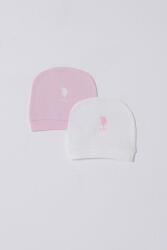 %100 Pamuk Pembe Beyaz 2'li Bebek Beresi - 1