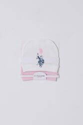 %100 Pamuk Pembe Beyaz 2'li Bebek Beresi - 2