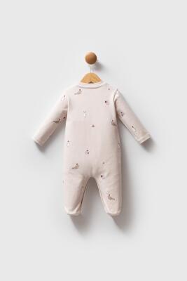 %100 Pamuklu Erkek Bebek Tulum - 3