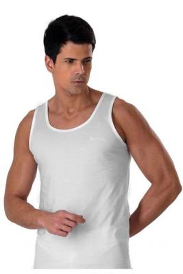 Pierre Cardin - %100 Pamuklu Erkek Beyaz Atlet