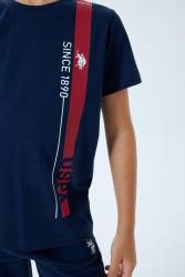 %100 Pamuklu Erkek Çocuk Bermuda ve T-shirt Alt Üst Takım - Thumbnail