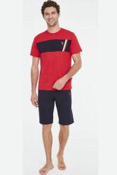 %100 Pamuklu Erkek T-shirt Şort Takım - 1