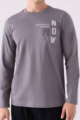 %100 Pamuklu Kışlık Erkek Pijama Takım, Cep Detaylı - 7