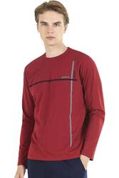 %100 Pamuklu Mevsimlik Uzunkol Penye Erkek Pijama Takım - 2