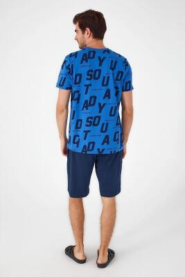 %100 Pamuklu T-shirt Şort Takım - 4