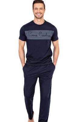 Pierre Cardin - %100 Pamuklu Yazlık Erkek Pijama Takımı