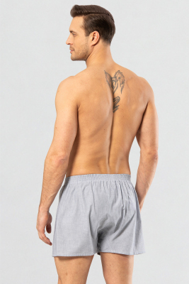 1113 Erkek Poplin Dokuma Boxer - 3