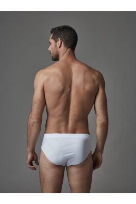 2 Adet %100 Pamuklu Klasik Erkek Slip - 3