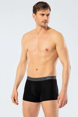 2 Adet Beyaz Erkek Boxer, %95 pamuk %5 likralı Erkek Boxer - 6