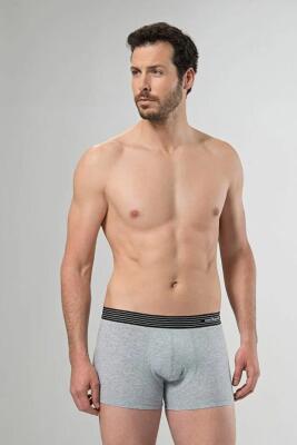 2 Adet Beyaz Erkek Boxer, %95 pamuk %5 likralı Erkek Boxer - 8