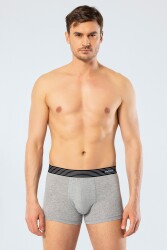 2 Adet Beyaz Erkek Boxer, %95 pamuk %5 likralı Erkek Boxer - 3