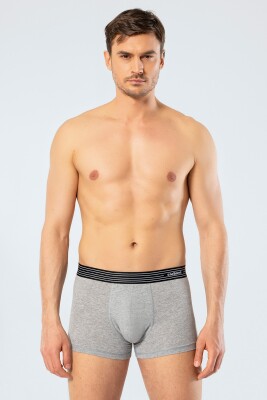 2 Adet Beyaz Erkek Boxer, %95 pamuk %5 likralı Erkek Boxer - 3