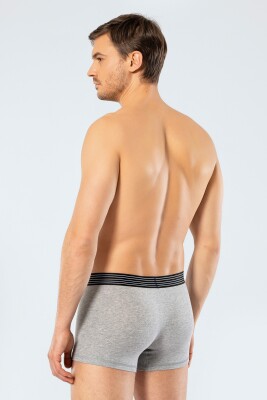 2 Adet Beyaz Erkek Boxer, %95 pamuk %5 likralı Erkek Boxer - 4