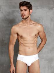 2 Adet Erkek Çok İnce ve Zarif Pamuk Kumaştan Slip Külot Doreanse 1013 - Thumbnail