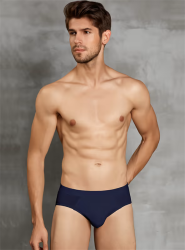 2 Adet Erkek Çok İnce ve Zarif Pamuk Kumaştan Slip Külot Doreanse 1013 - Thumbnail