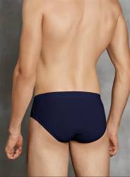 2 Adet Erkek Çok İnce ve Zarif Pamuk Kumaştan Slip Külot Doreanse 1013 - Thumbnail