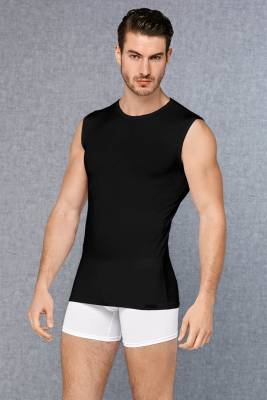 Doreanse - 2 Adet Erkek Modal Yuvarlak Yaka Sıfır Kol T Shirt Doreanse 2235 (1)