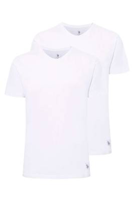 U.S. Polo Assn. - 2'li Paket Yuvarlak Kısa Kol T-Shirt