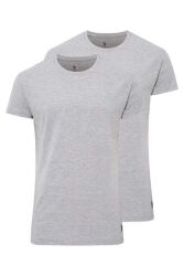 2'li Paket Yuvarlak Kısa Kol T-Shirt (1)