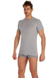 2'li Paket Yuvarlak Kısa Kol T-Shirt - 5