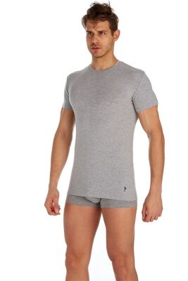 2'li Paket Yuvarlak Kısa Kol T-Shirt - 5