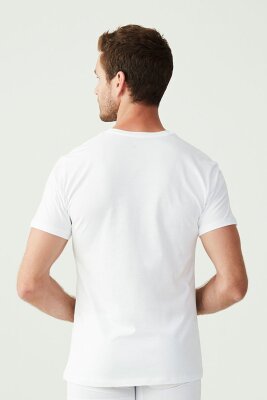 2'li Paket Yuvarlak Kısa Kol T-Shirt - 7