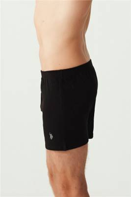 U.S. Polo Assn. - 3 Adet %100 Pamuk Düğmeli Erkek Boxer (1)