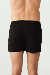3 Adet %100 Pamuk Erkek Boxer Şort - 6