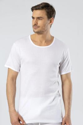 3 Adet %50 modal %50 pamuk Erkek Beyaz Fanila Cacharel 1206  - 1