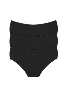 3 Adet İz Yapmayan Dikişsiz Lazer Kesim Görünmez Külot, Pamuklu Ağ - 4