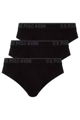 U.S. Polo Assn. - 3 Adet Pamuklu Erkek Slip Külot (1)
