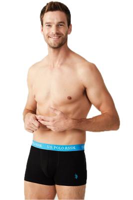 3 Adet Renkli Kemerli Likralı Lacivert Boxer - 4