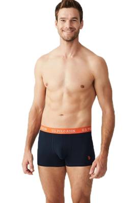 3 Adet Renkli Kemerli Likralı Lacivert Erkek Boxer - 3