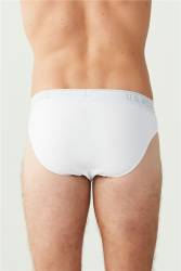 3 Adet Siyah Pamuklu Erkek Slip - Thumbnail