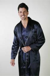 3lü Damat Saten Çeyiz Seti, Saten Robdöşambr ve Pijama Takım