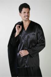 3lü Damat Saten Çeyiz Seti, Saten Robdöşambr ve Pijama Takım - 7