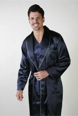 3lü Damat Saten Çeyiz Seti, Saten Robdöşambr ve Pijama Takım - 1