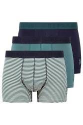 3'lü Erkek Boxer Pamuklu ve Likralı - Thumbnail