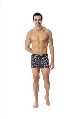 3'lü Erkek Boxer Pamuklu ve Likralı - 5