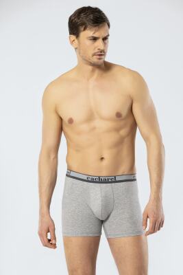 3'lü Erkek Boxer, Uzun Paça Pamuklu Likralı Erkek Boxer - 4