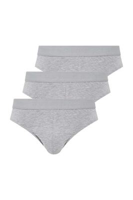 3lü Erkek Pamuklu Slip Külot - 2
