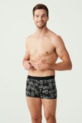 3'lü Pamuklu ve Likralı Erkek Boxer, , Uspa Yazı Baskılı Likralı Erkek Boxer - 3