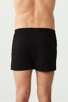 5 Adet %100 Pamuk Erkek Boxer Şort - 6